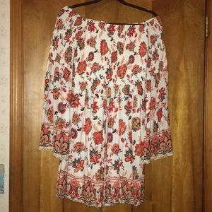 Flowered BOHO dress